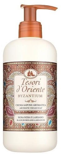 Tesori d'Oriente | Byzantium | 300 ml | Mydło w płynie | Orientalny zapach | Włoski design | Nuty cedru i bursztynu