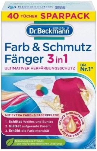 Dr. Beckmann – Chusteczki wyłapujące kolor i brud 40 szt.