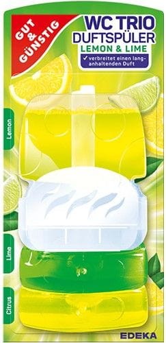G&G WC Trio Lemon & Lime – Zawieszka do Toalety 3 x 55 ml