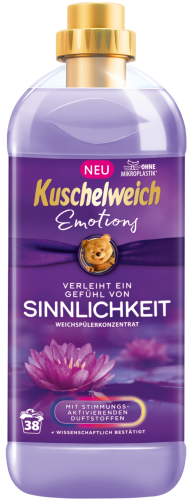 Kuschelweich | Emotions Sinnlichkeit | 1 L | Koncentrat do płukania | Zmysłowy zapach | Skoncentrowana formuła