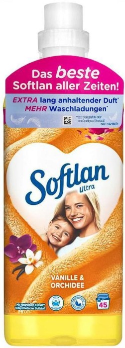Softlan | Vanille | 1 L | Płyn do płukania | Waniliowy zapach | Miękkość tkanin