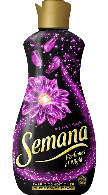 Semana | Perfumes of Night | Purple Rain | 1,65 L | 66 prań | Płyn do płukania | Zapach fiołka i irysa