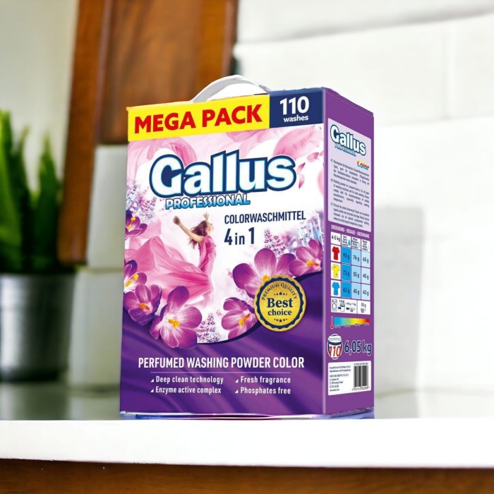 Proszek do kolorów | 6,05 kg | Ochrona kolorów | Skuteczne usuwanie plam | Świeży zapach