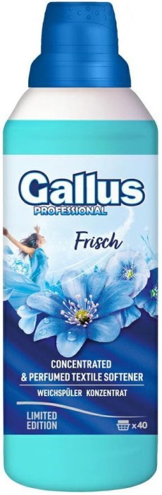 Gallus | Professional Frisch | 1L | Płyn do płukania | 40 prań | Świeży zapach | Miękkie tkaniny | Wydajna formuła