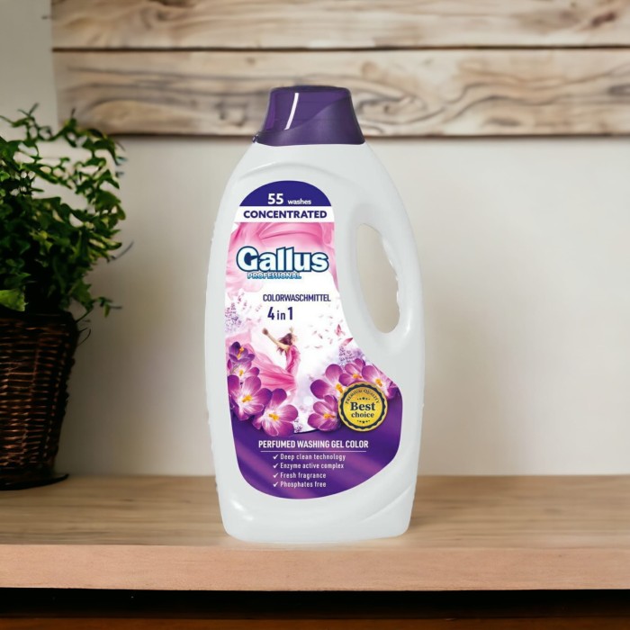 Żel do kolorów | 55 prań | Ochrona koloru | Świeży zapach | 1,98L